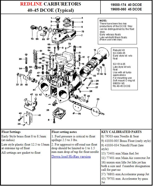 パーツ WEBER45 DCOE9 TRIPLE WEBER DCOE KIT K659-45 GENUINE WEBER CARBS ALL NEW FIT