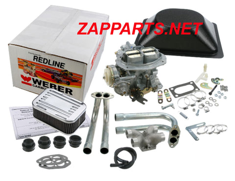 VOLKSWAGON T3 WITH DUAL PORT HEADS K298, Weber Carburetor Kit