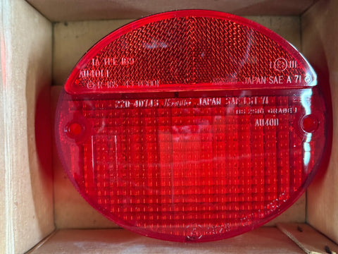 Kawasaki KZ 900 OEM Original Early Round Tail Light Lens Taillight 23026-023 NEW