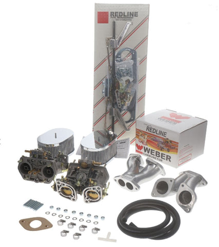 REDLINE DUAL WEBER 40 MM IDF CARBURETORS K1317, Carburetor KIT