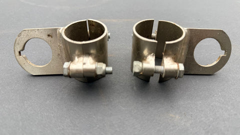 RICKMAN TURN SYGNAL BRACKETS SET NIKEL PLATED