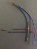 FREN TUBO KELVAR BRAKE LINES FRONT  APRILA ,DUCATI MV,RICKMAN