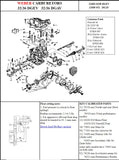 Weber Carb Conversion fits Nissan Pickup 1983-1985 Z24 -K 646-M MANUAL Choke