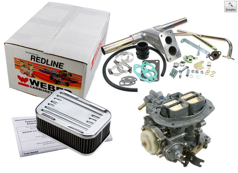 VW Bug, Super Beetle 1600 DUAL PORT Weber K 410 Carburetor Kit 1967 ON 1600 CC